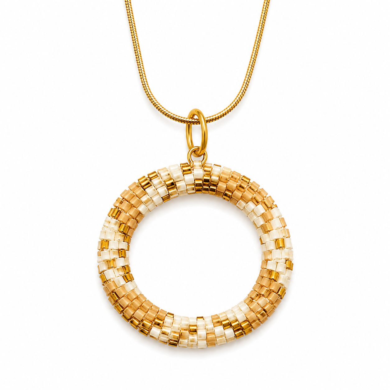 Champagne Glow Necklace (NEC11233)