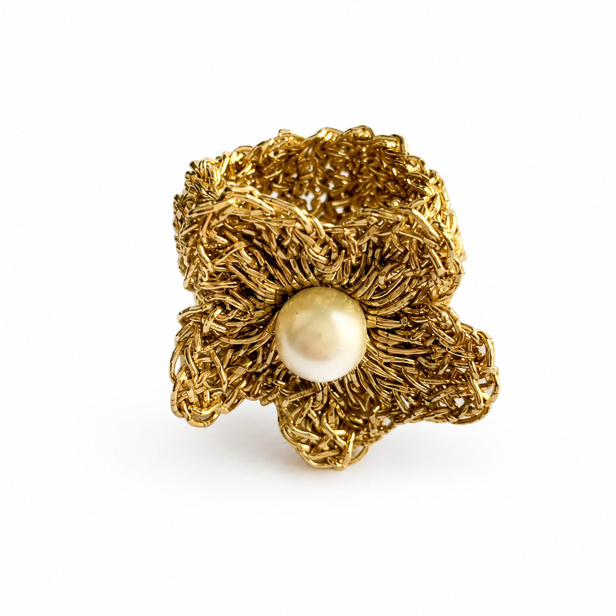 Crochet Daisy Ring (RIN12107)