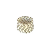 White and Silver Zig-Zag