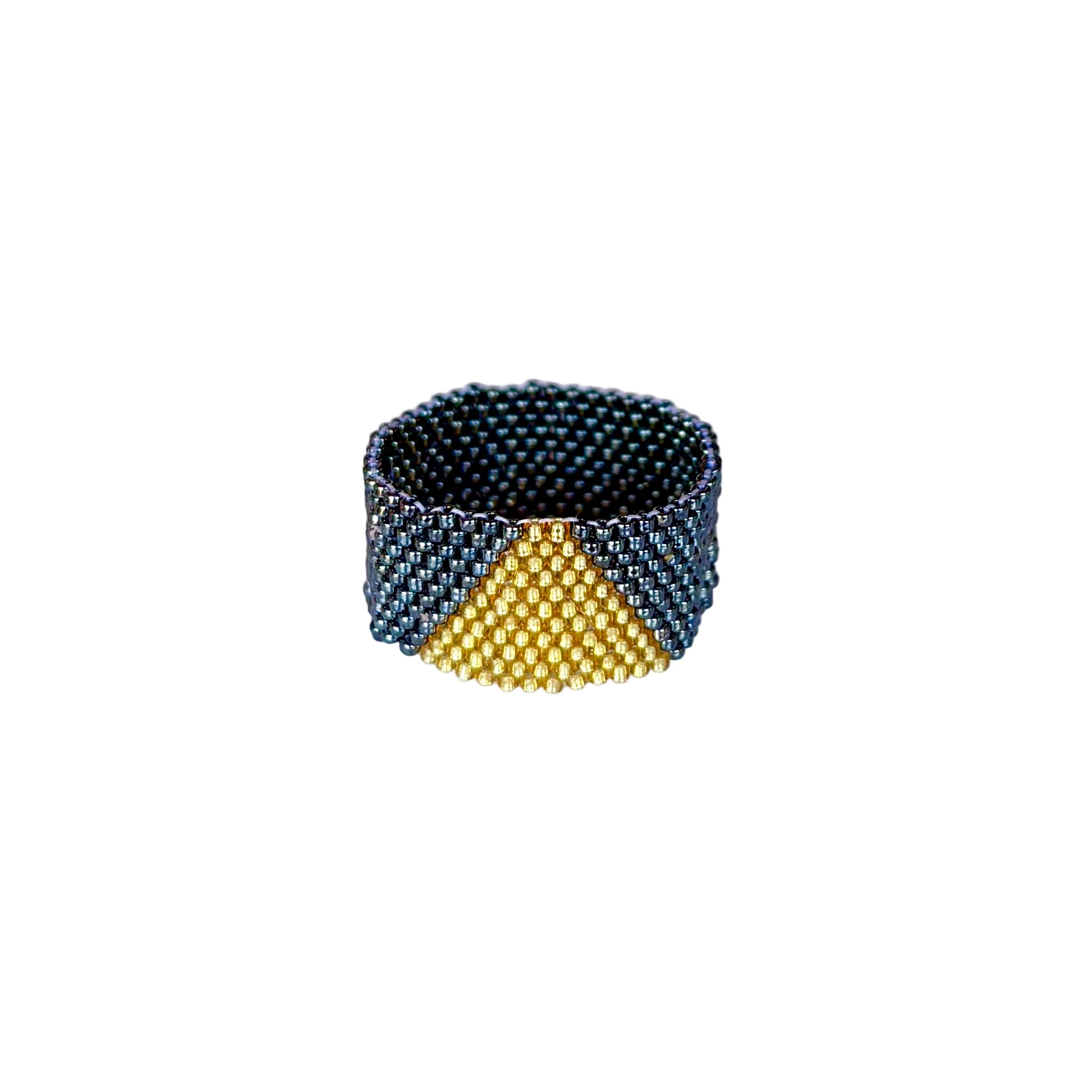 Hematite with Gold Triangle