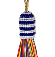 Fiesta Stripes Beaded Tassel (TAS001)