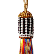 Parading Stripes Beaded Tassel (TAS005)