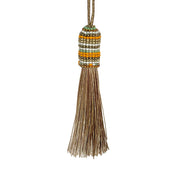 Bursting Stripes Beaded Tassel (TAS007)