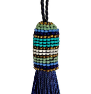 Admiral Stripes Beaded Tassel (TAS016)