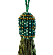 Flora Patterns Beaded Tassel (TAS019)