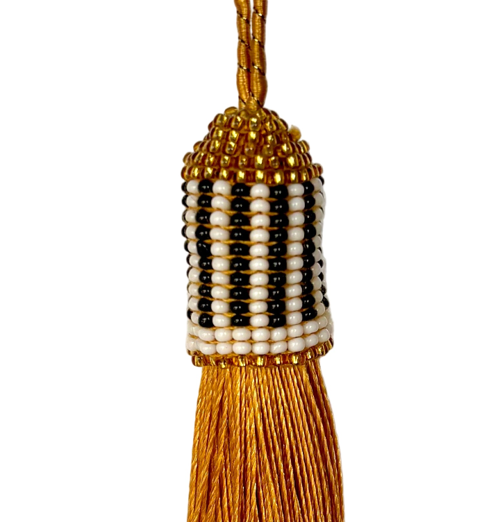 Mapungubwe Stripes Beaded Tassel (TAS021)