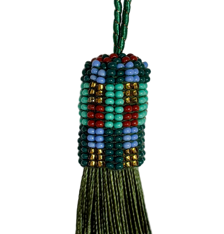 Genesis Blocks Beaded Tassel (TAS024)