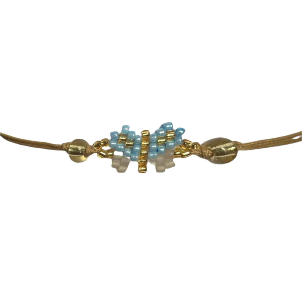 Mini Light Blue Butterfly Bracelet